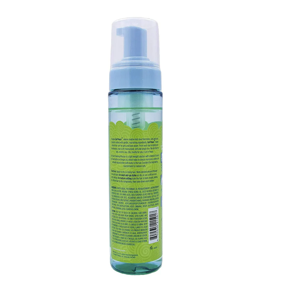 Just For Me Curl Peace Soft Curls Foaming Mousse 251ml | Define Kids Curls - Image 2