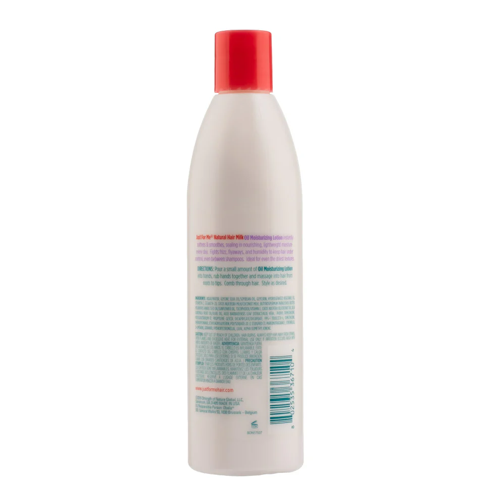 Just For Me Hair Milk Oil Moisturizing Lotion 295ml | Hydrate & Soften Curls - Image 3