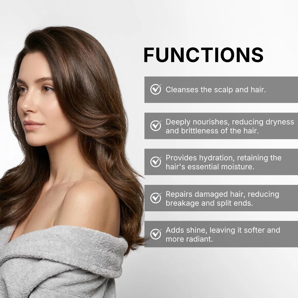 Karseell Extract Moisture Shampoo 500ml | Deep Repair Dry Hair Care - Image 3