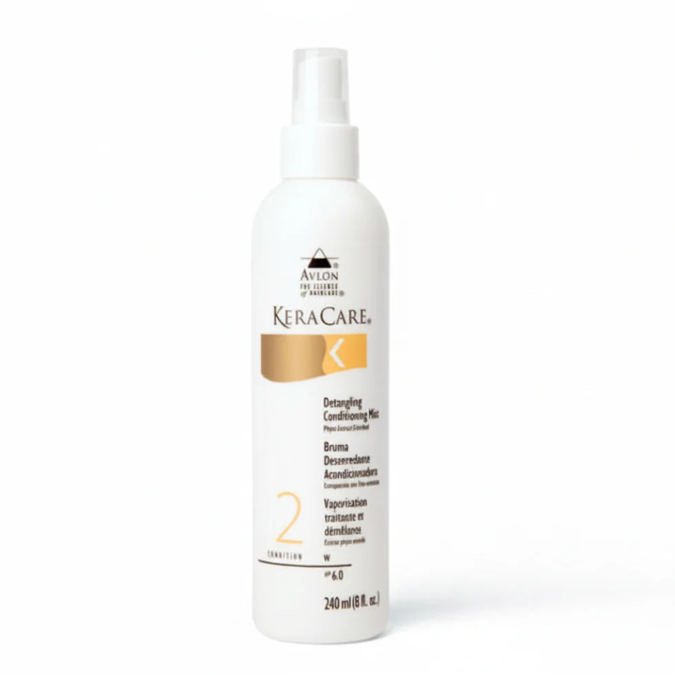 KeraCare Detangling Conditioning Mist 8oz | Smooth, Shine & Heat Protection