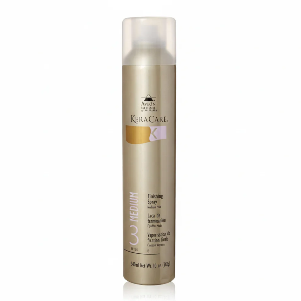 KeraCare Finishing Spray Medium Hold 340ml | Shine & Frizz Control Spray