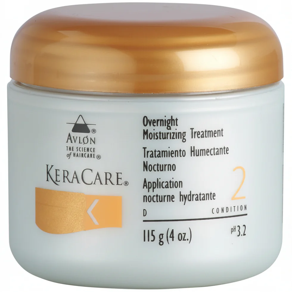 KeraCare Overnight Moisturizing Treatment 4oz- Repair & Hydrate While You Sleep