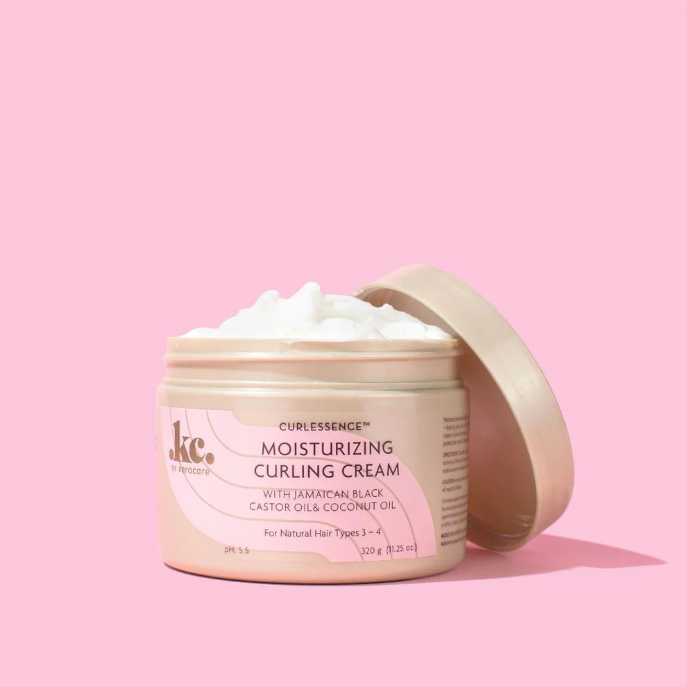 KeraCare CurlEssence Moisturizing Curling Cream 11.25oz | Soft Defined Curls - Image 3