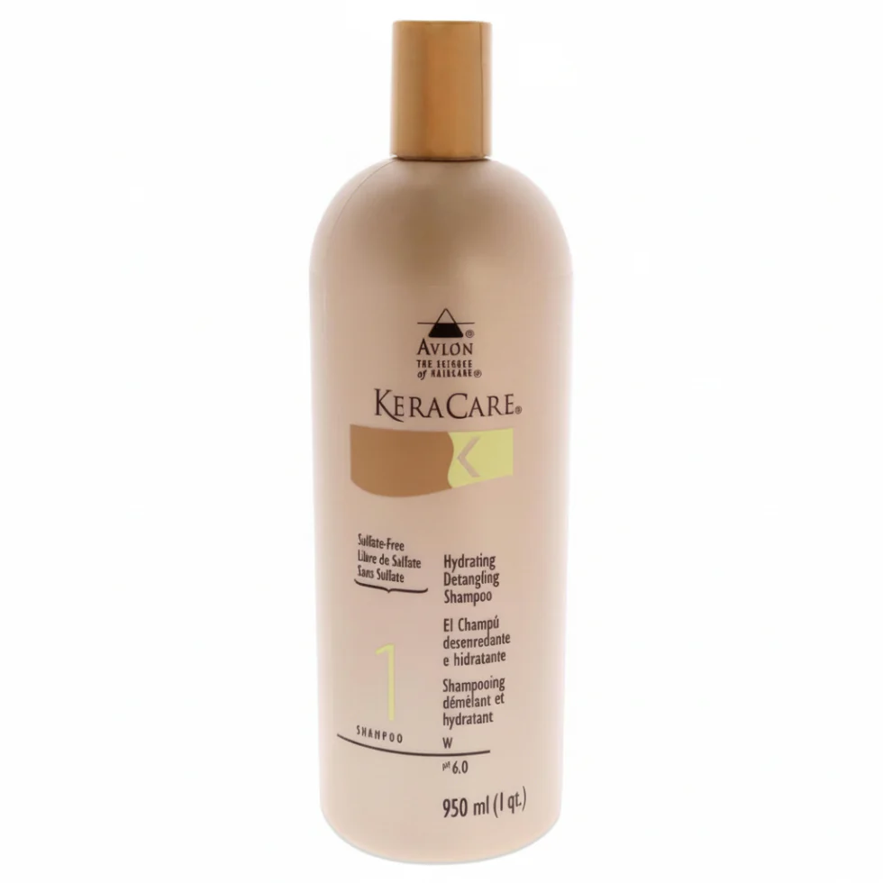 KeraCare Hydrating Detangling Shampoo 950ml- Moisture, Softness & Easy Combing