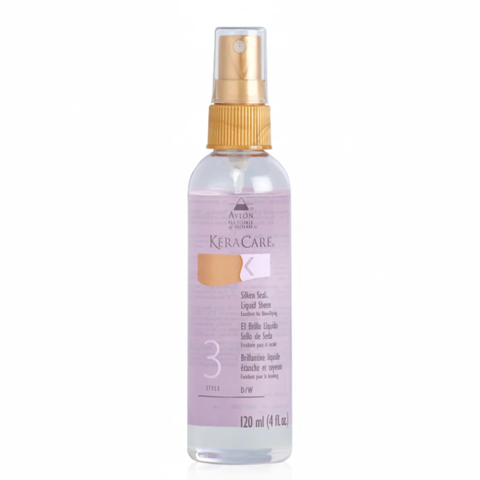 KeraCare Silken Seal Liquid Sheen 120ml | Heat Protect & Add Brilliant Shine