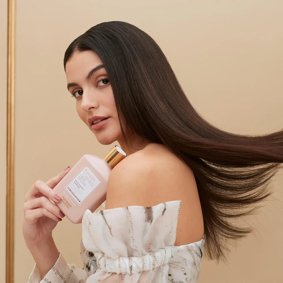 Keratin Therapy Maintenance Shampoo 250ml | Smooth Straighten Hydrate Hair - Image 3