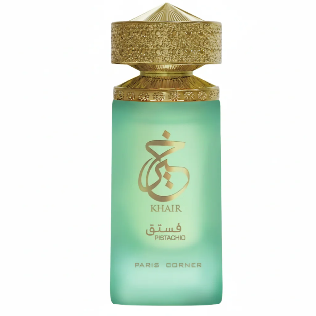 Khair Pistachio EDP by Paris Corner 100ml–  Luxurious Unisex Gourmand Perfume with Pistachio & Vanilla - Image 2