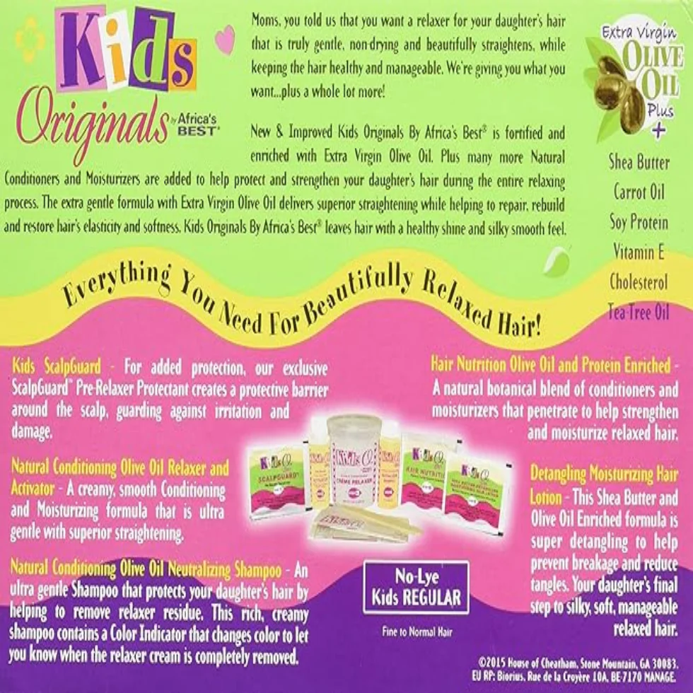 Africa's Best Kids Organics Organic Conditioning Relaxer System With Scalpguard - No Lye Regular - Image 4
