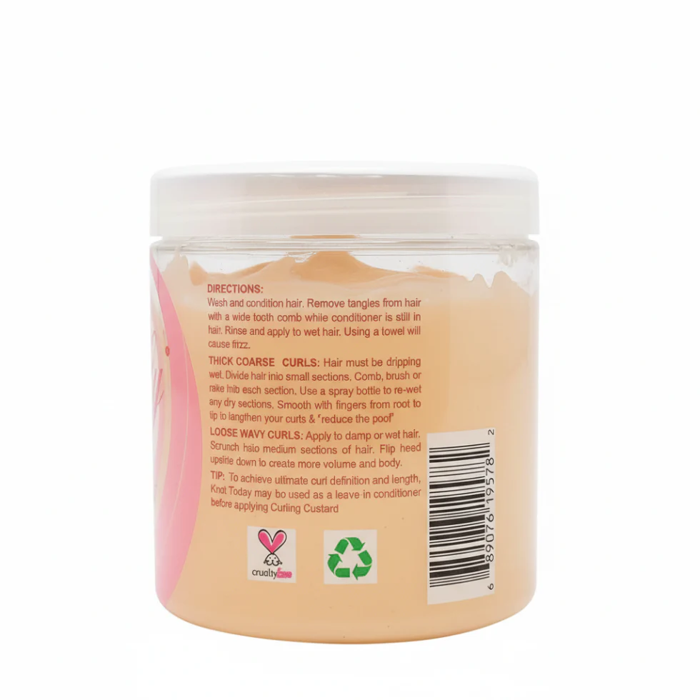 Kinky Curly Curling Custard 8oz | Define Shine & Control Natural Curls - Image 2
