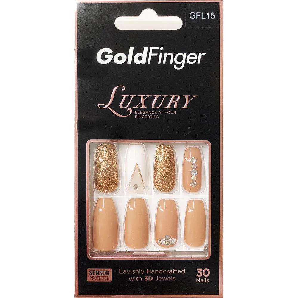 Kiss Gold Finger Luxury 30 Nails (GFL12) - Image 5