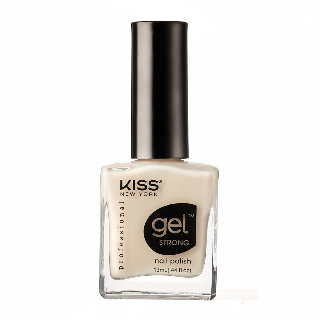 Kiss New York Gel Strong Nail Polish 0.44oz ( Call Me Nude)