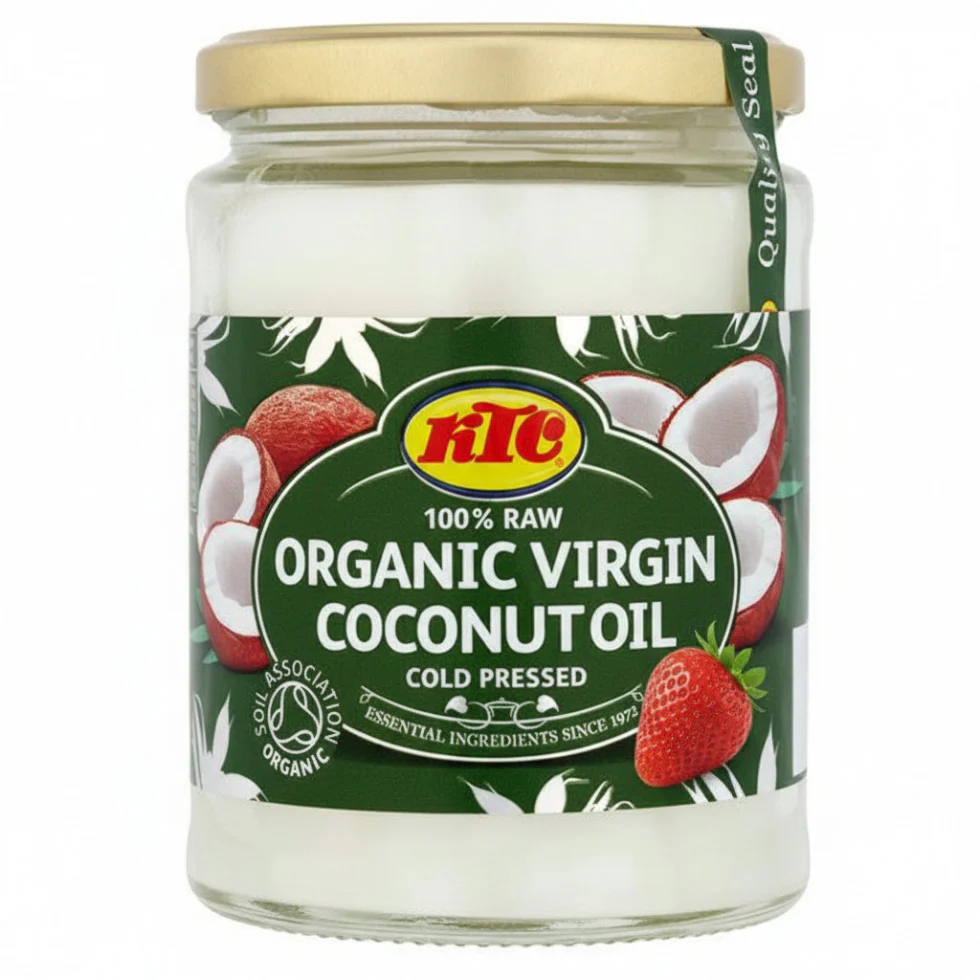 KTC Raw Organic Virgin Coconut Oil 250ml | Cold Pressed Multi-Purpose Oil