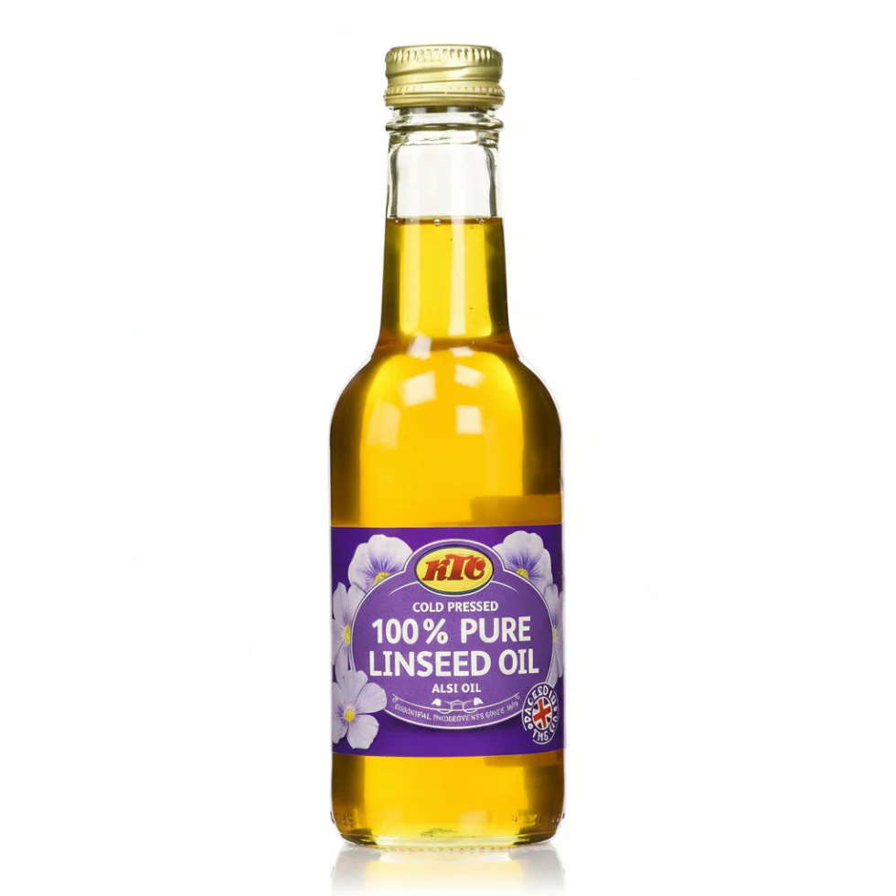 KTC Cold Pressed Linseed Oil 250ml | 100% Pure Flaxseed Oil