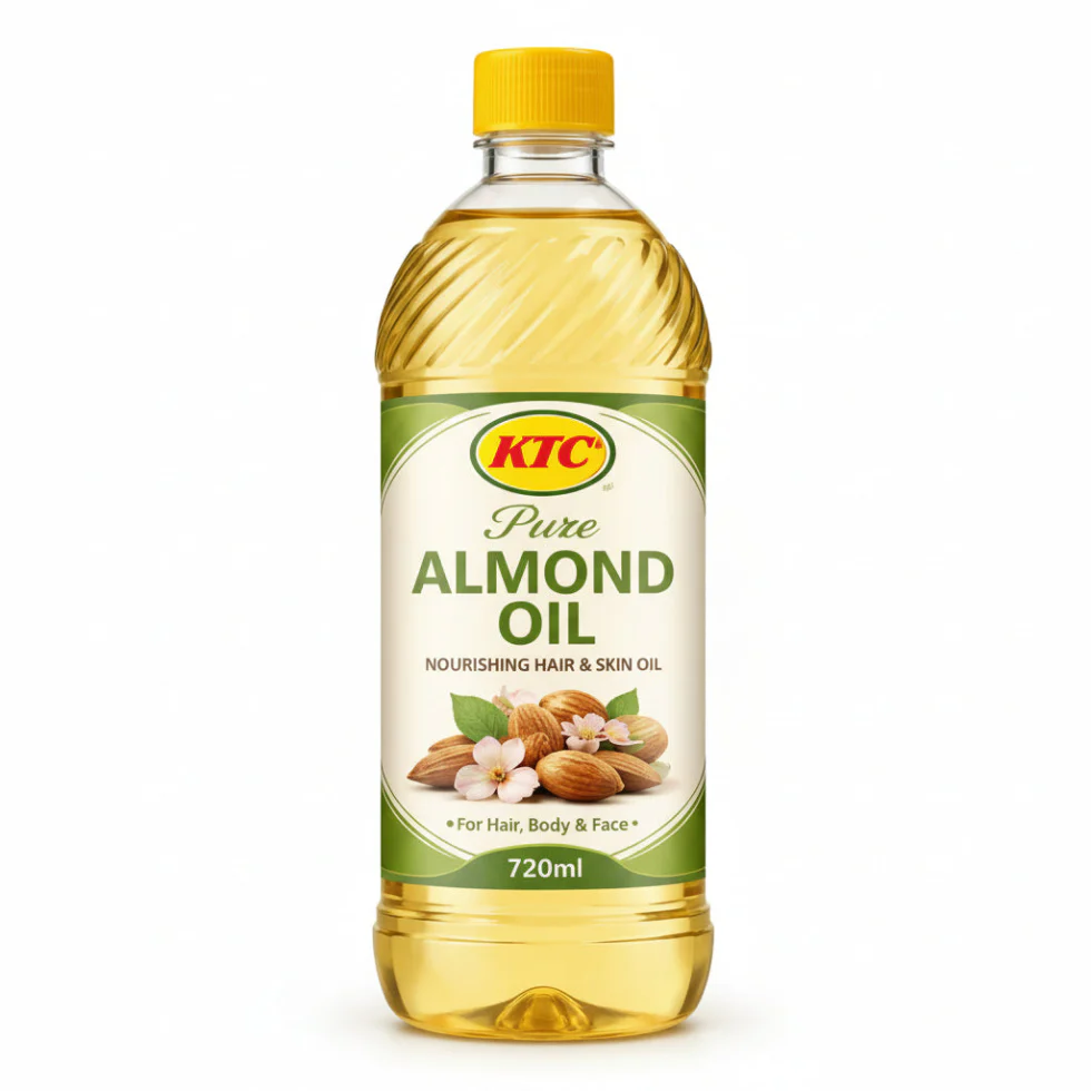 KTC Pure Almond Oil 720ml | Natural Hair & Skin Nourishing Oil