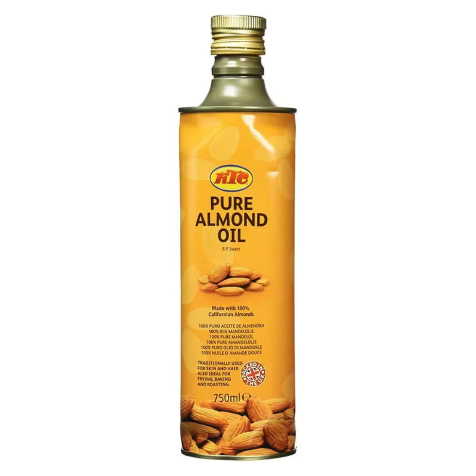 KTC Pure Almond Oil 750ml | Natural Hair & Skin Nourishing Oil