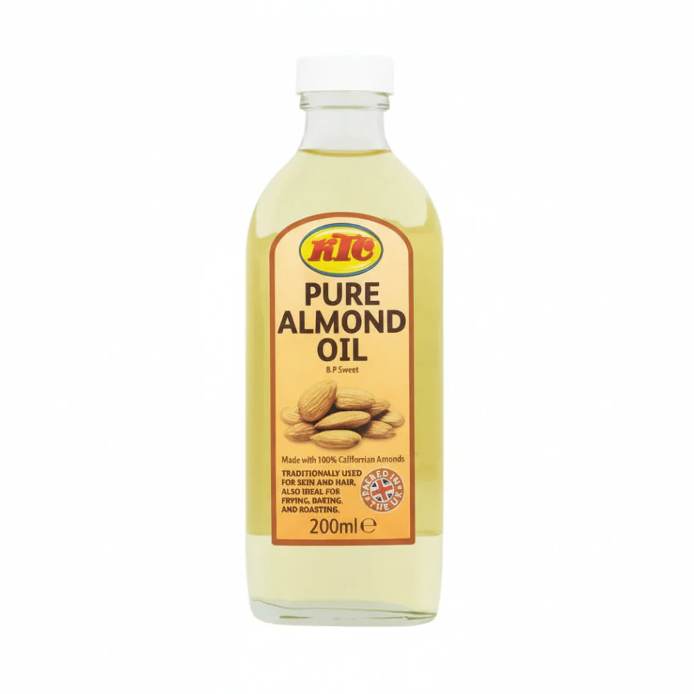 KTC Pure Almond Oil 200ml | Natural Hair & Skin Nourishing Oil