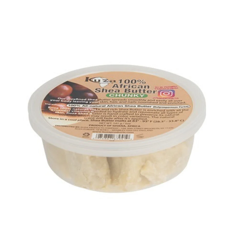 Kuza 100% African Shea Butter Chunky 283g | Pure Unrefined Skin & Hair Care - Image 2