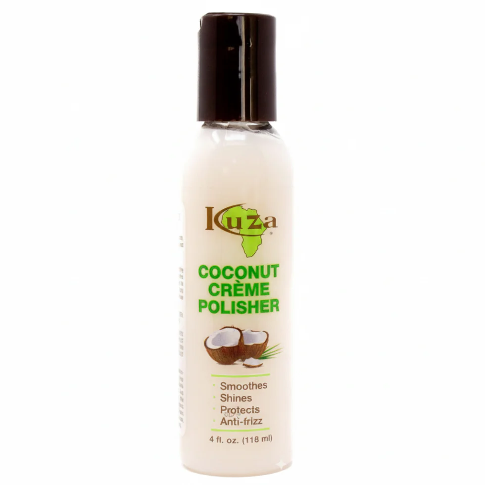 Kuza Coconut Creme Polisher 4oz | Exfoliate, Smooth & Nourish Skin Care