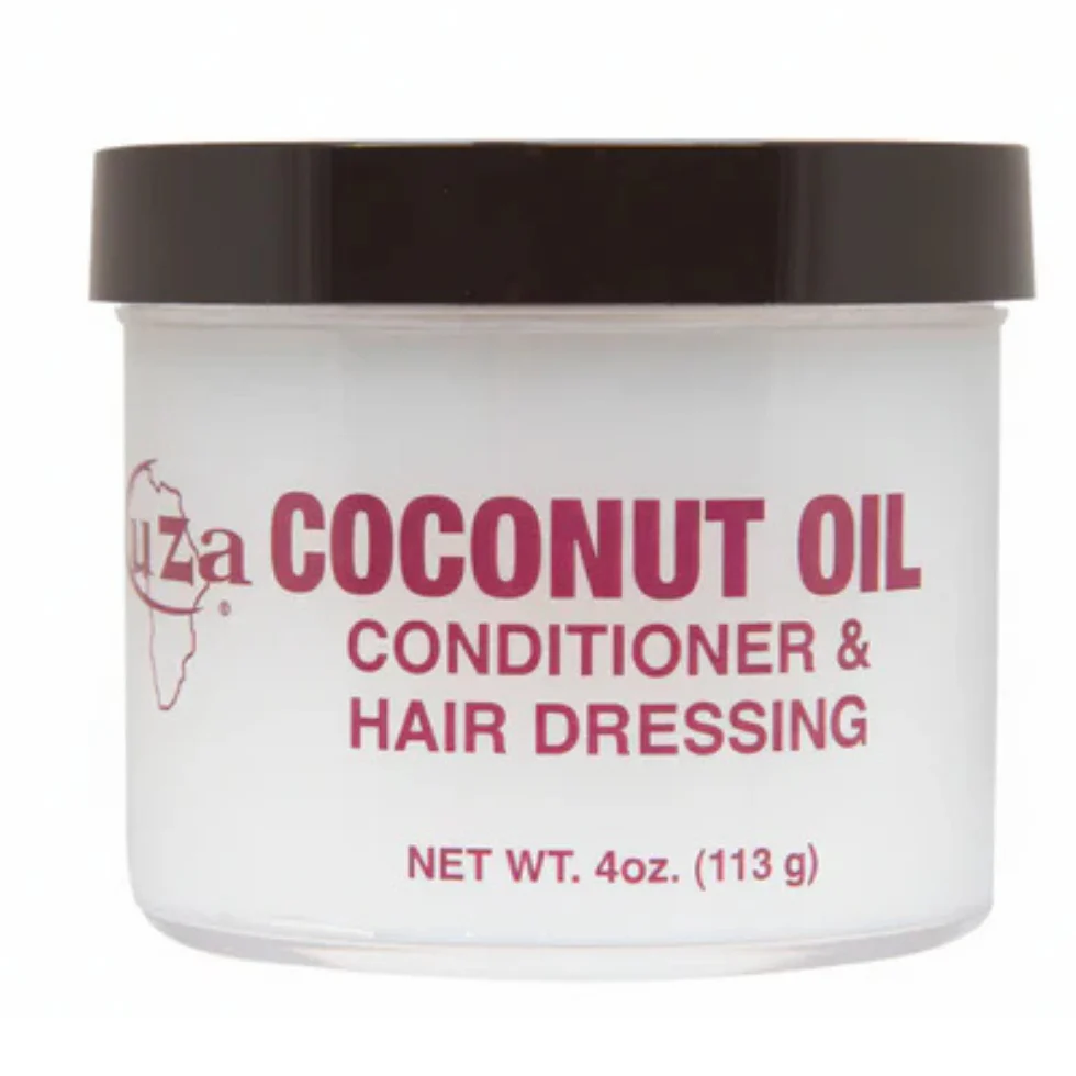 Kuza Coconut Oil Conditioner & Hair Dressing 4oz | Nourish & Strengthen Hair