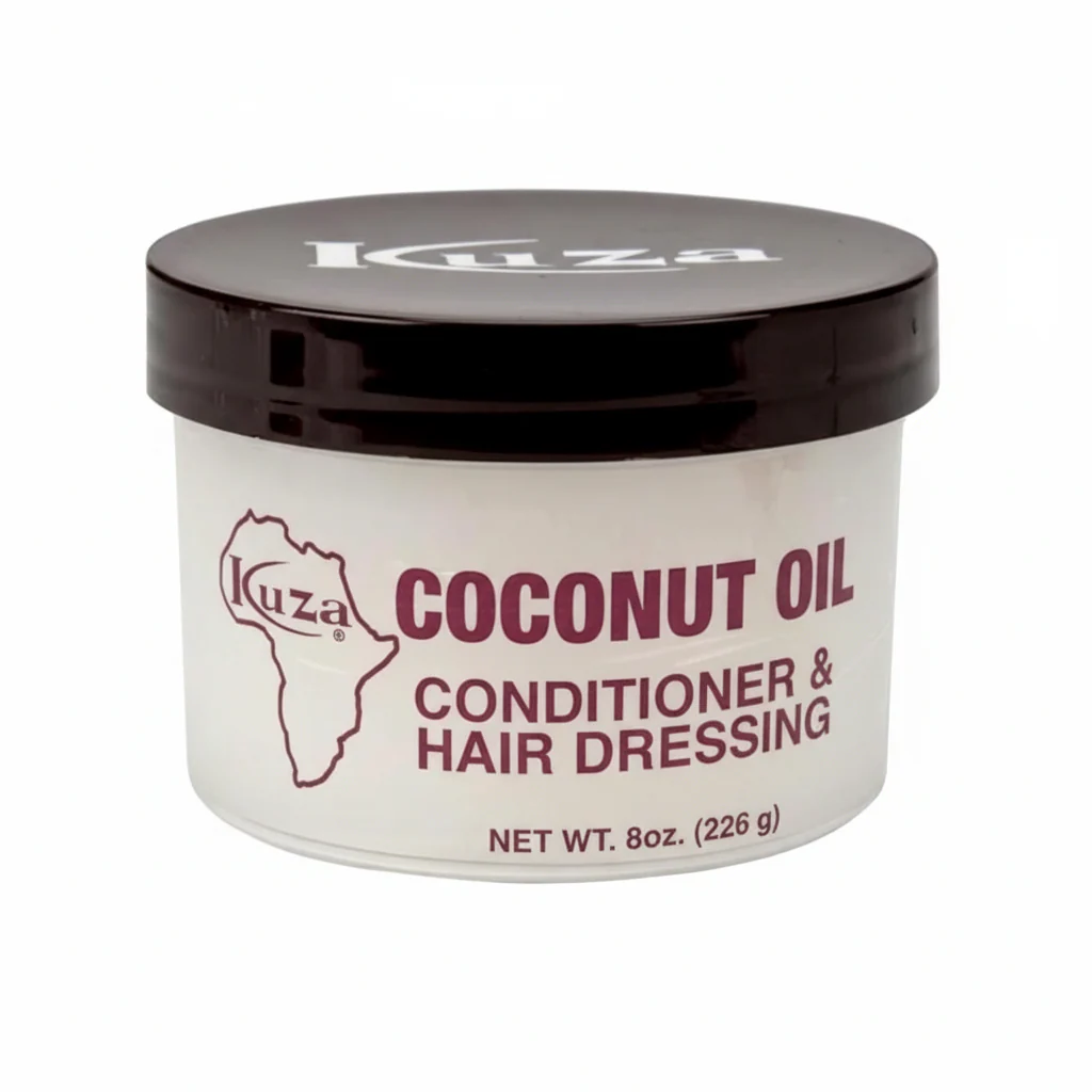 Kuza Coconut Oil Conditioner & Hair Dressing 4oz & 8oz | Nourish & Strengthen Hair - Image 2