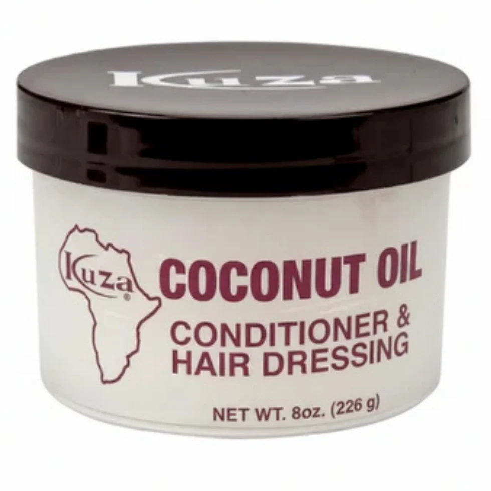 Kuza Coconut Oil Conditioner & Hair Dressing 8oz | Nourish & Strengthen Hair