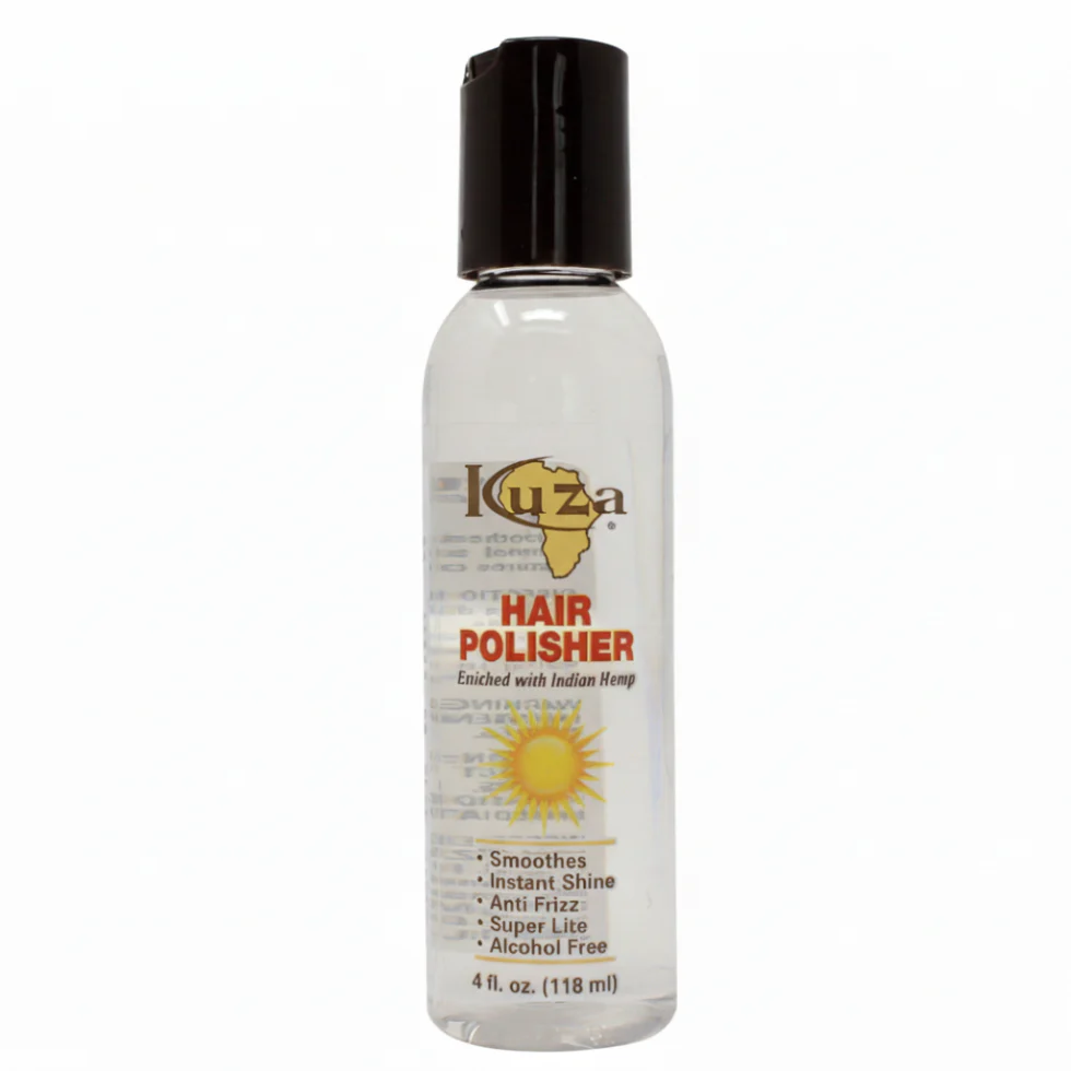 Kuza Hair Polisher 4oz | Smooth Shine & Defrizz Hair for All Hair Types