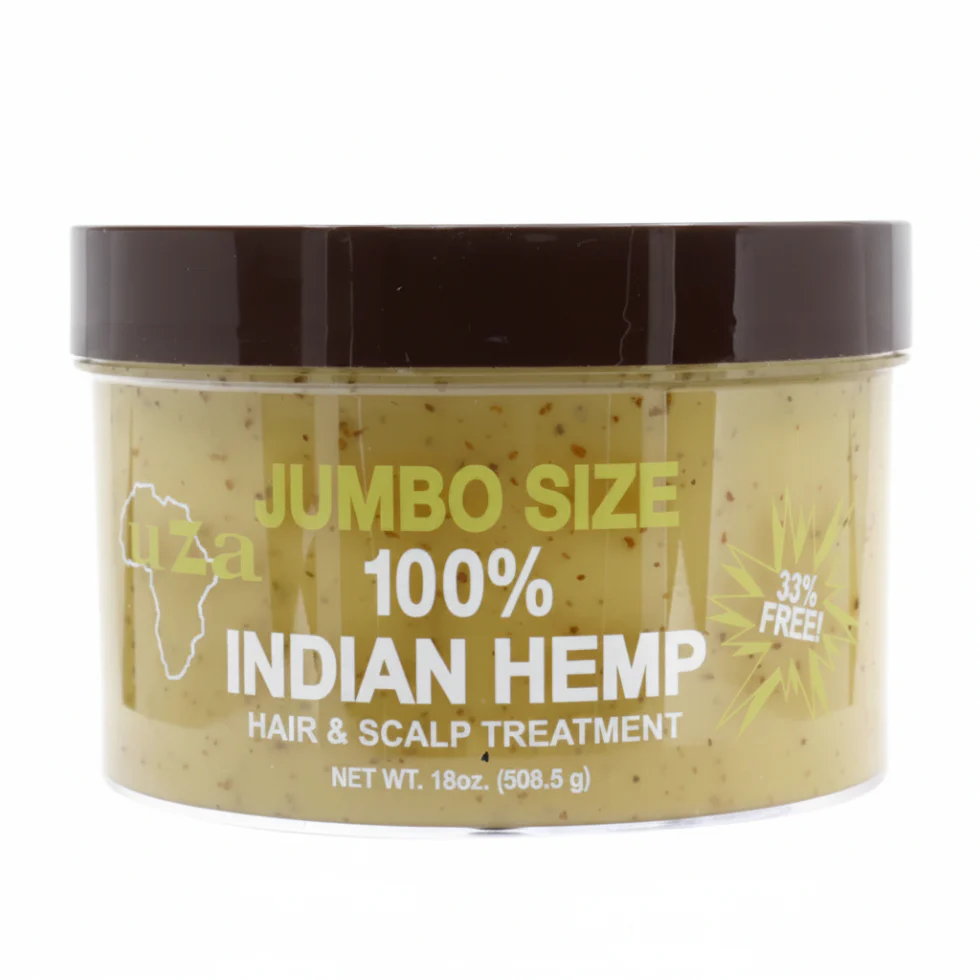 Kuza Indian Hemp Hair & Scalp Treatment 18oz | Moisture, Repair & Shine Care