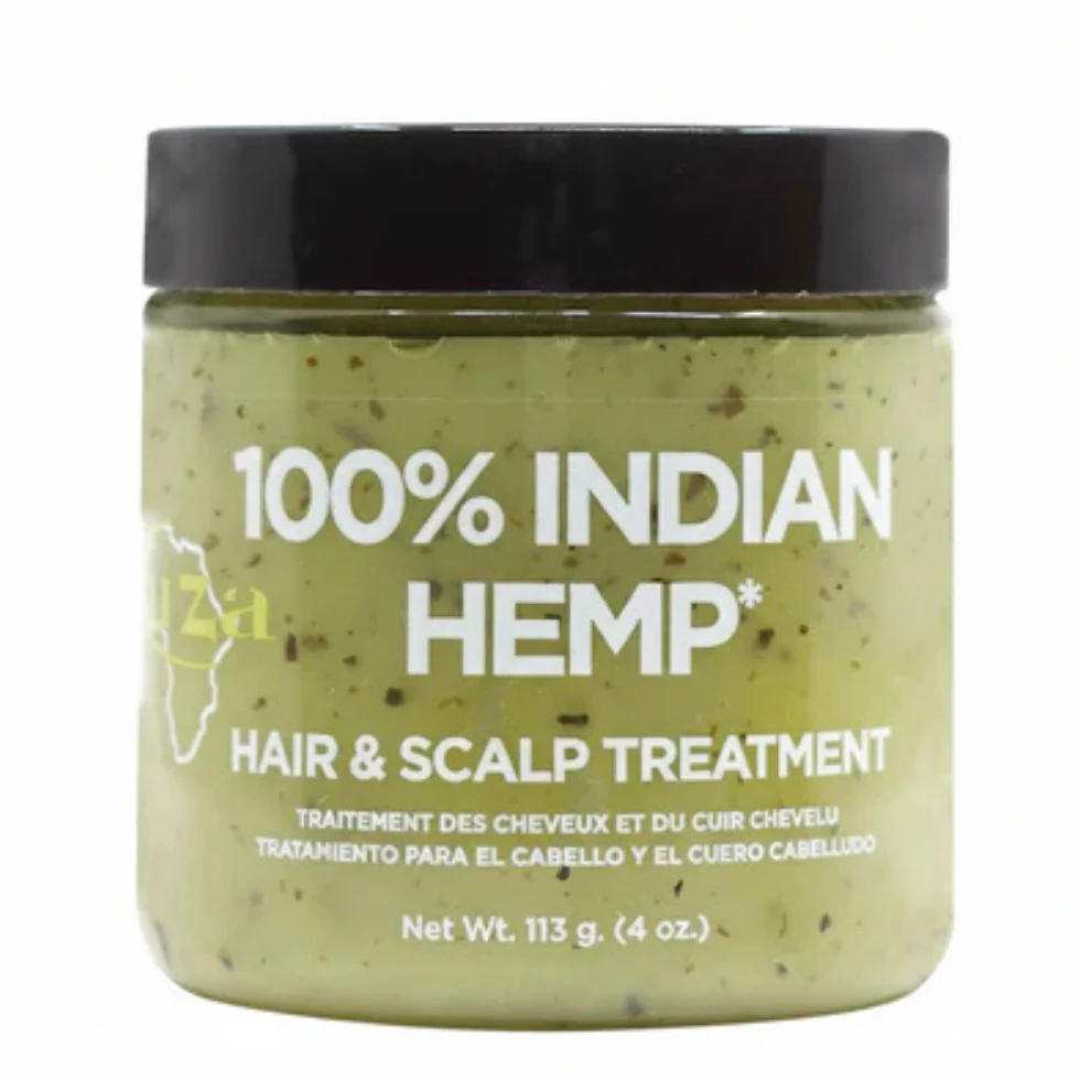 Kuza Indian Hemp Hair & Scalp Treatment 4oz | Moisture Repair & Shine Care