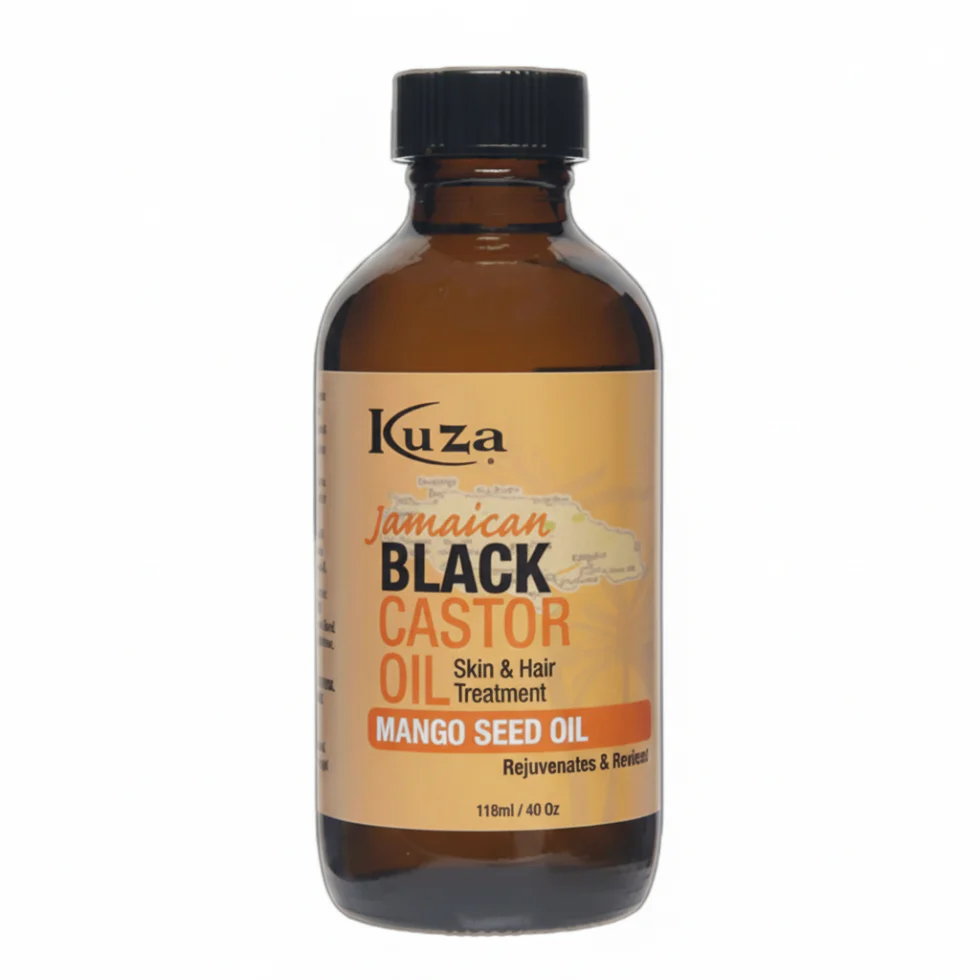 Kuza Jamaican Black Castor Oil Mango Seed Oil 118ml | Skin & Hair Treatment