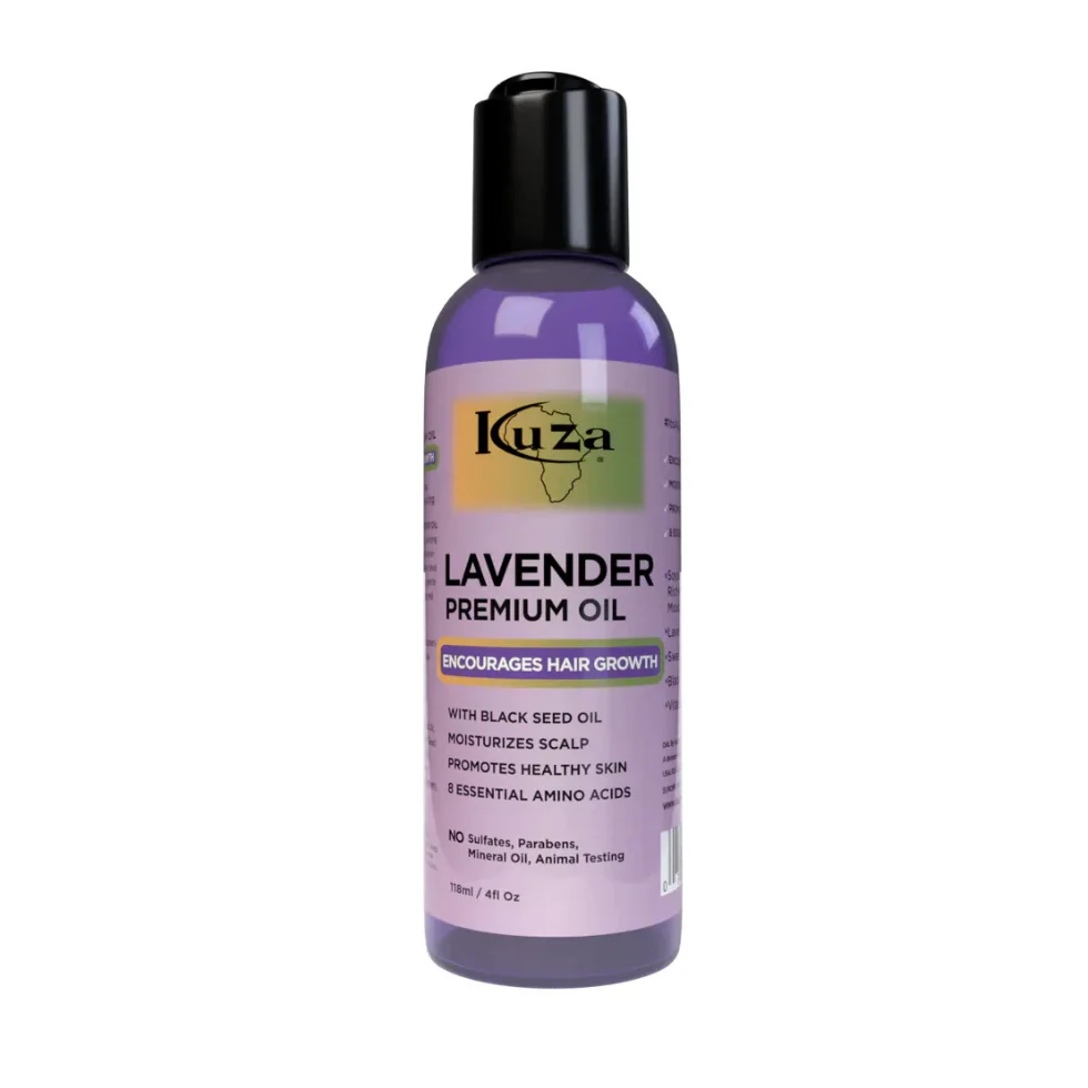 Kuza Lavender Premium Oil 118ml | Hair Growth, Scalp Care & Shine Oil