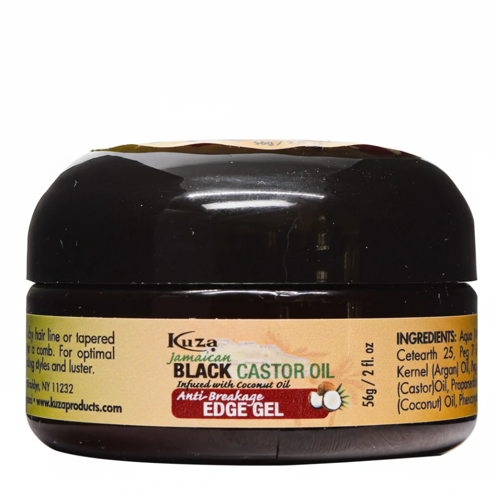 Kuza Jamaican Black Castor Oil Edge Gel 56g | Anti-Breakage Sleek Control