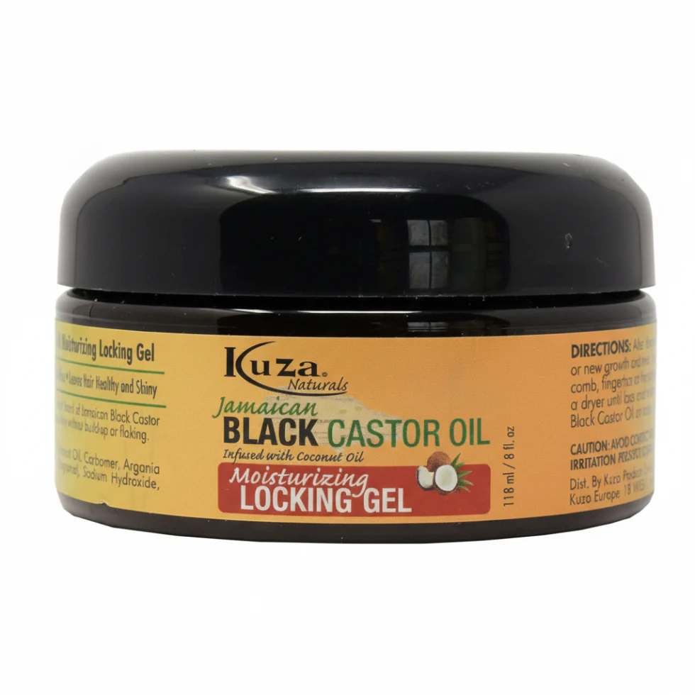 Kuza Jamaican Black Castor Oil Locking Gel 118ml | Moisturizing Flexible Hold