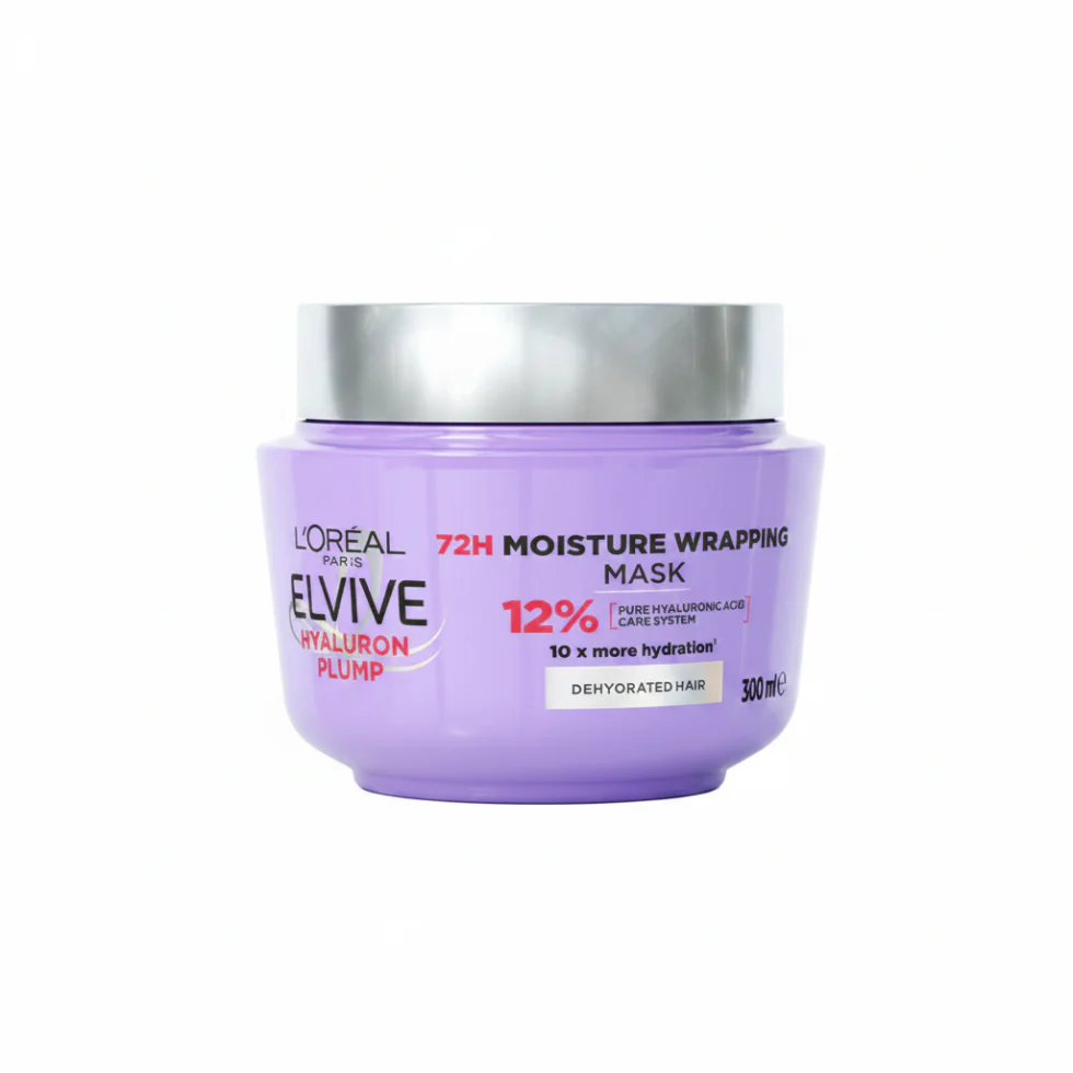 L’Oréal Elvive Hyaluron Plump Hair Mask 300ml | 72H Hydration Boost