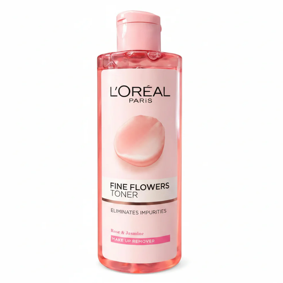 L’Oréal Fine Flowers Cleansing Toner 400ml | Soft & Gentle Skin Care
