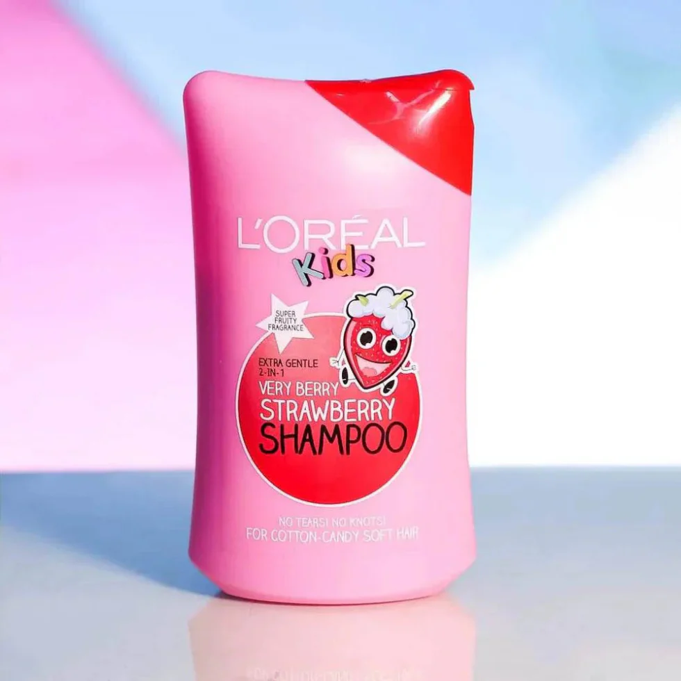 L’Oréal Kids Strawberry Shampoo 250ml | Tear-Free Gentle Hair Care