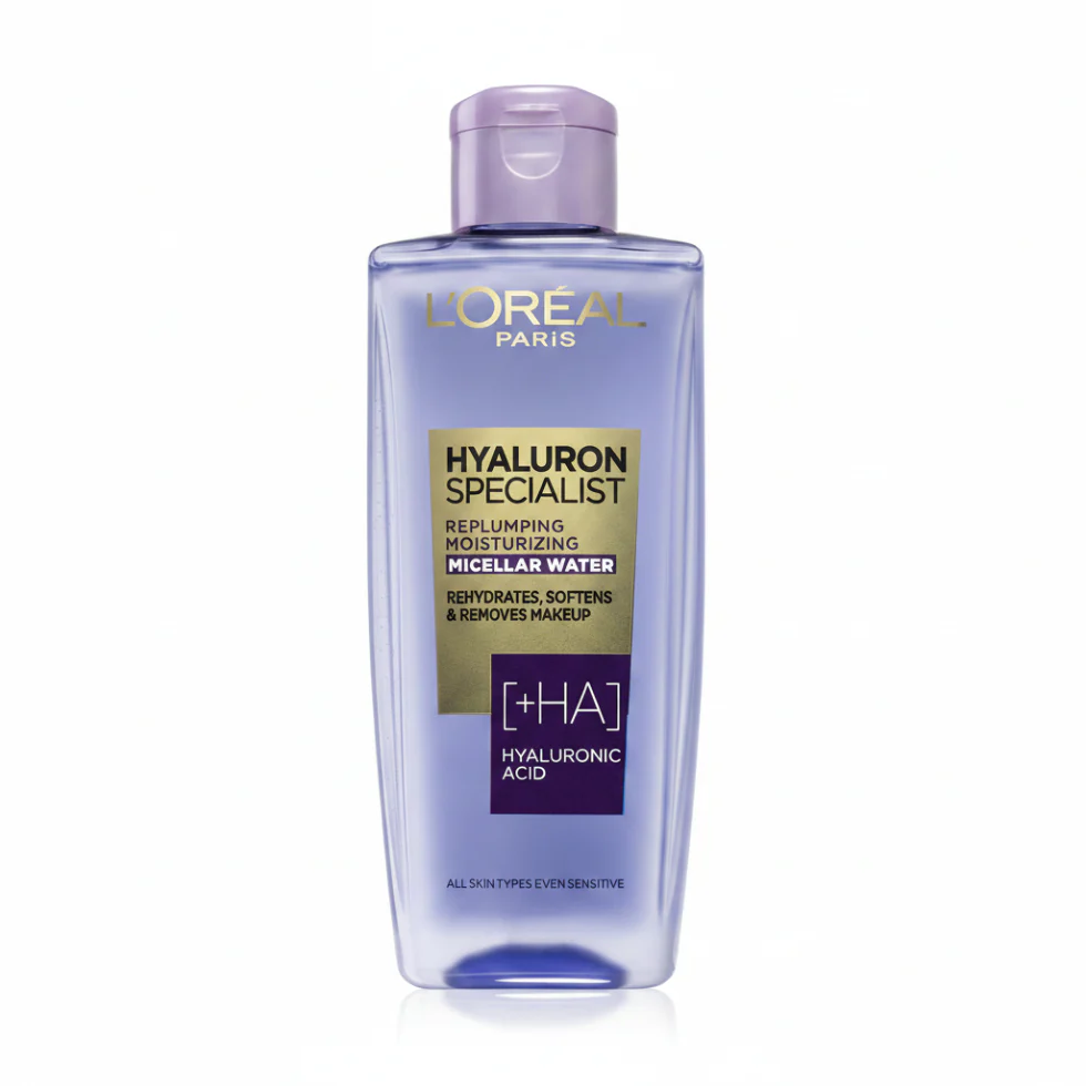 L’Oréal Moisturising Micellar Water 200ml | Hyaluronic Acid Cleanser