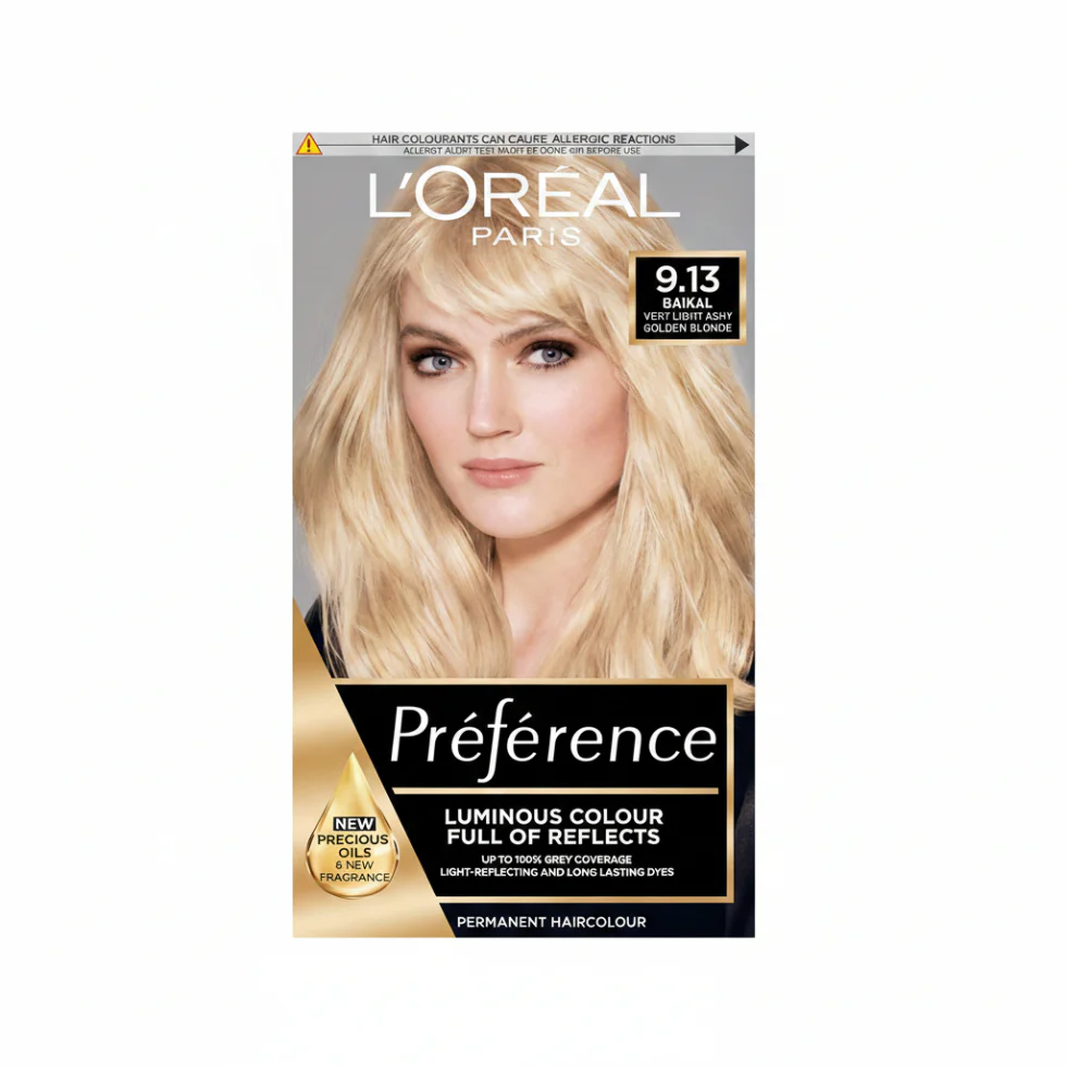 L’Oréal Preference 9.13 Baikal | Luminous Blonde Permanent Hair Color