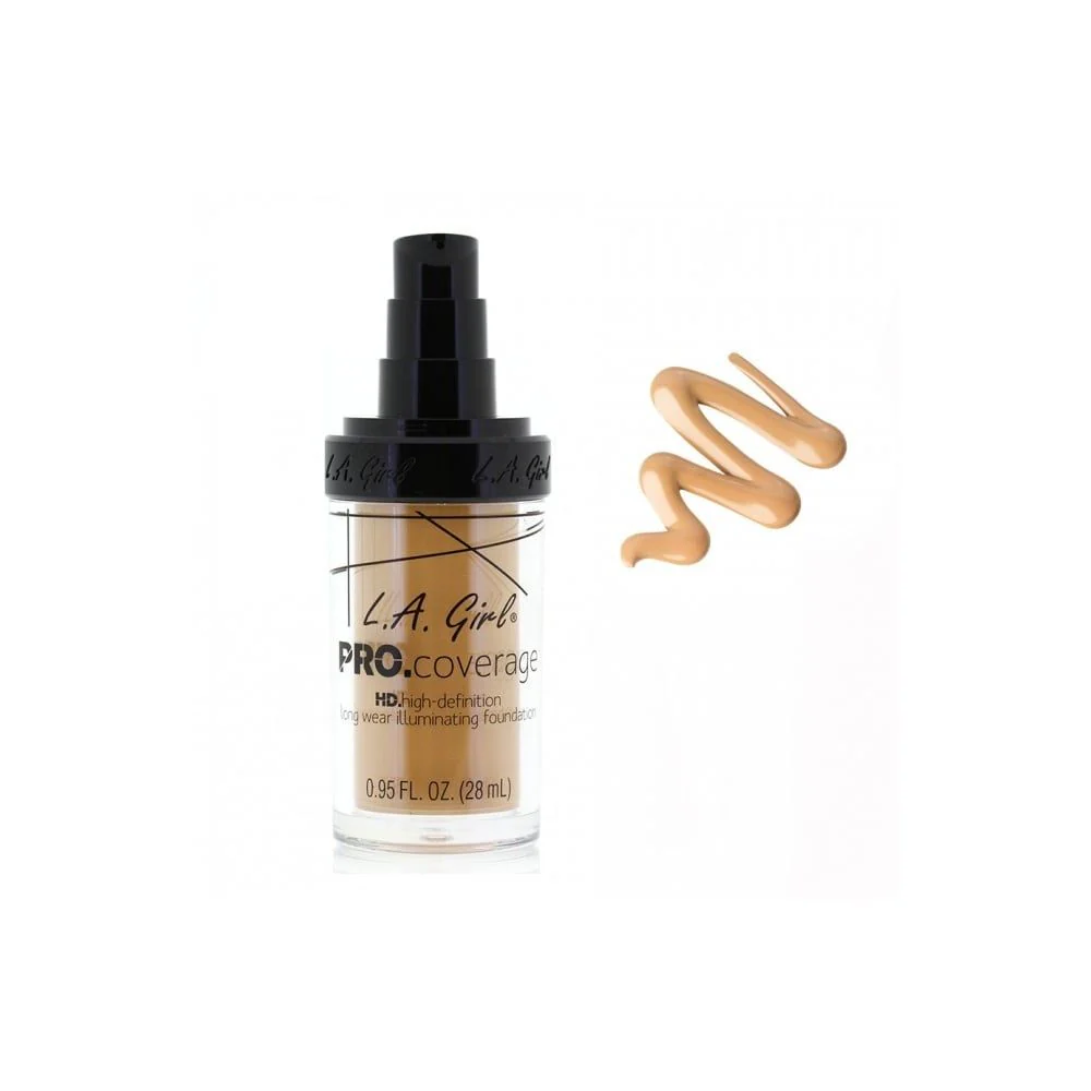 LA Girl PRO.coverage Long Wear illuminating  Foundation 0.95oz/28ml - Image 15