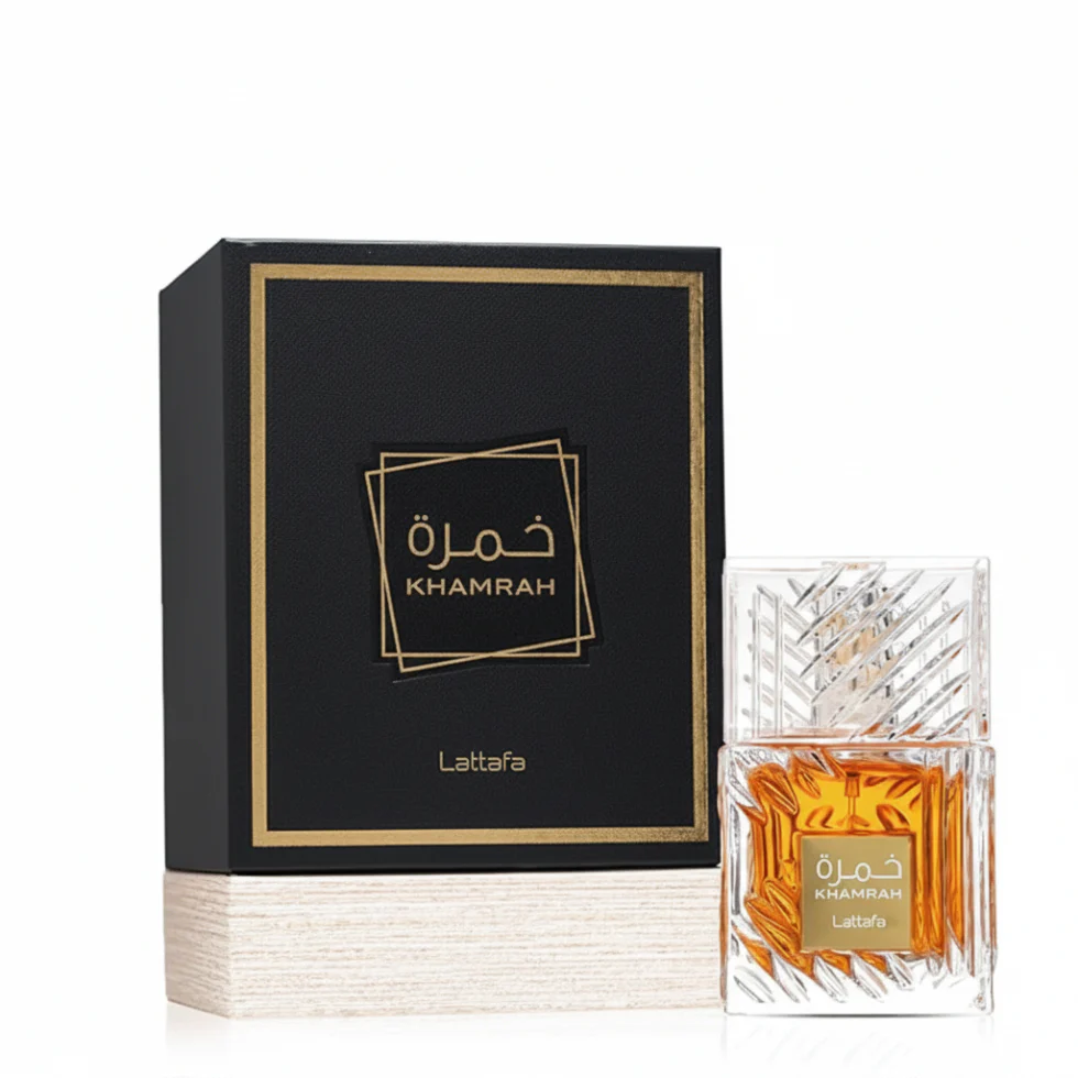 Lattafa Khamrah Eau de Parfum 100ml | Warm Spicy Vanilla & Amber Unisex Perfume