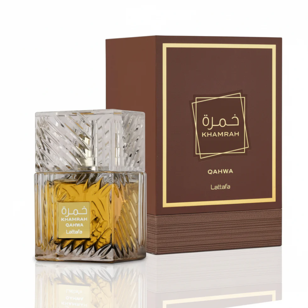 Lattafa Khamrah Qahwa Eau de Parfum 100ml | Coffee Vanilla & Spicy Unisex Perfume