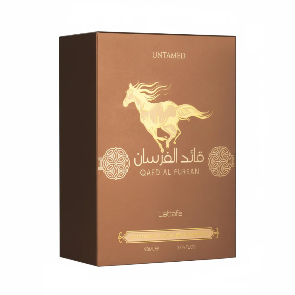 Lattafa Qaed Al Fursan Untamed Eau de Parfum 90ml | Bold Amber & Spicy Unisex Perfume - Image 3