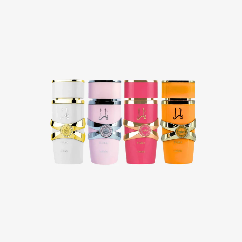 Lattafa Yara Mini Collection 4x5ml EDP | Pink, Candy, Tous & Moi Gift Set