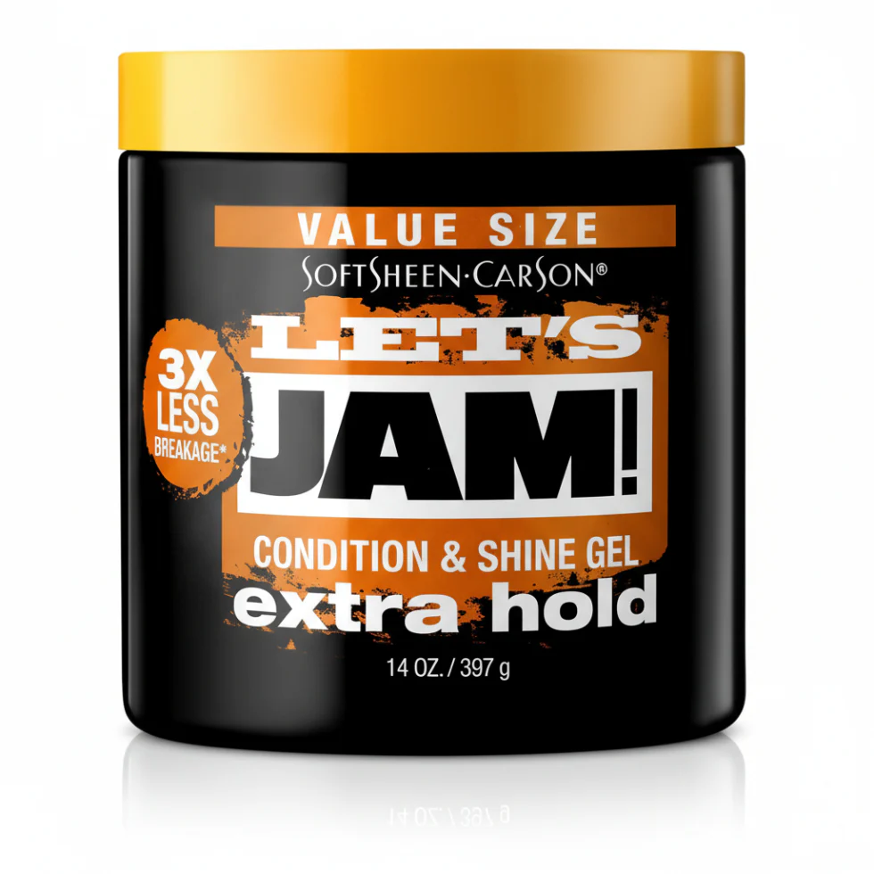 Let's Jam Condition & Shine Gel Extra Hold | Strong Hold Styling & Shine Gel
