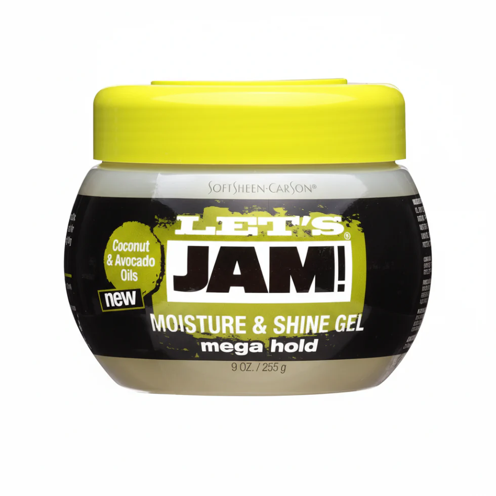 Let’s Jam Moisture & Shine Gel Mega Hold | Strong Hold & Frizz Control Gel