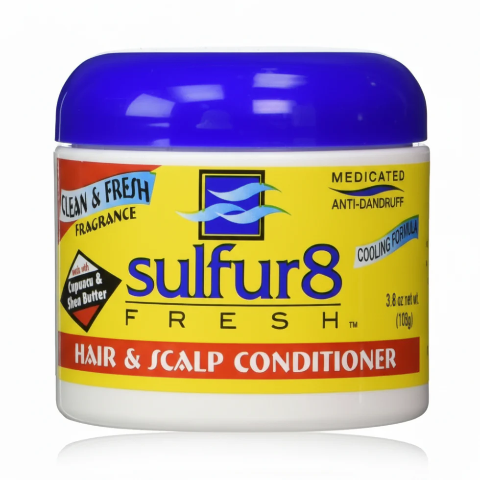 Sulfur 8 Fresh Medicated Anti-Dandruff Conditioner 3.8oz | Scalp Relief & Itch Care