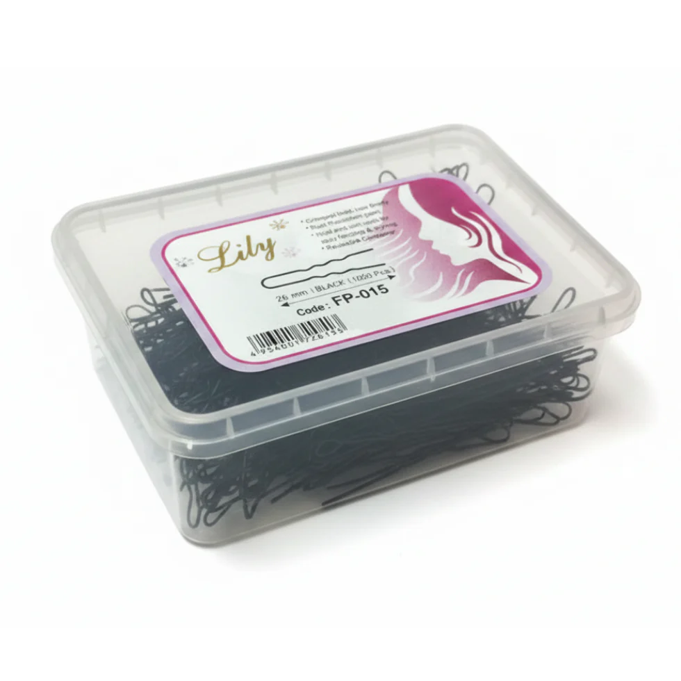 LILY FP-015 35mm Black Plastic Canisters 1000PCS | Storage Packaging Jars