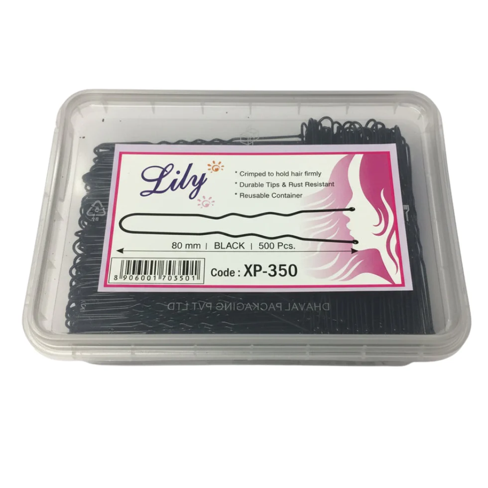 LILY XP-350 80mm Black Cable Ties 500PCS | Durable Wire Organizer