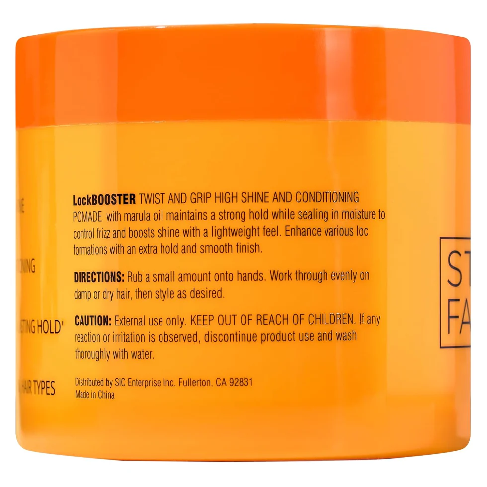 Style Factor Lock Booster 300ml | Marula Oil Braid & Twist Gel Strong Hold - Image 2