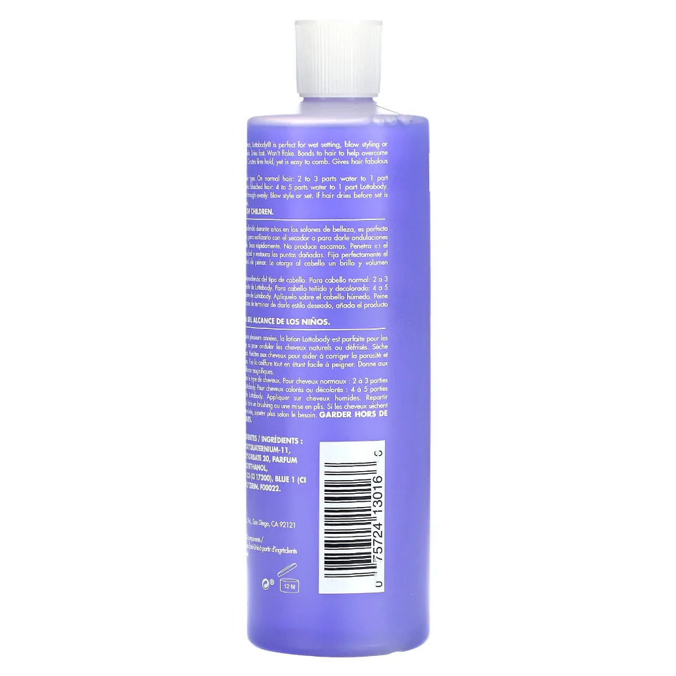 Lotta Body Setting Lotion 15.2oz | Firm Hold Silky Shine Volume Styling Lotion - Image 2