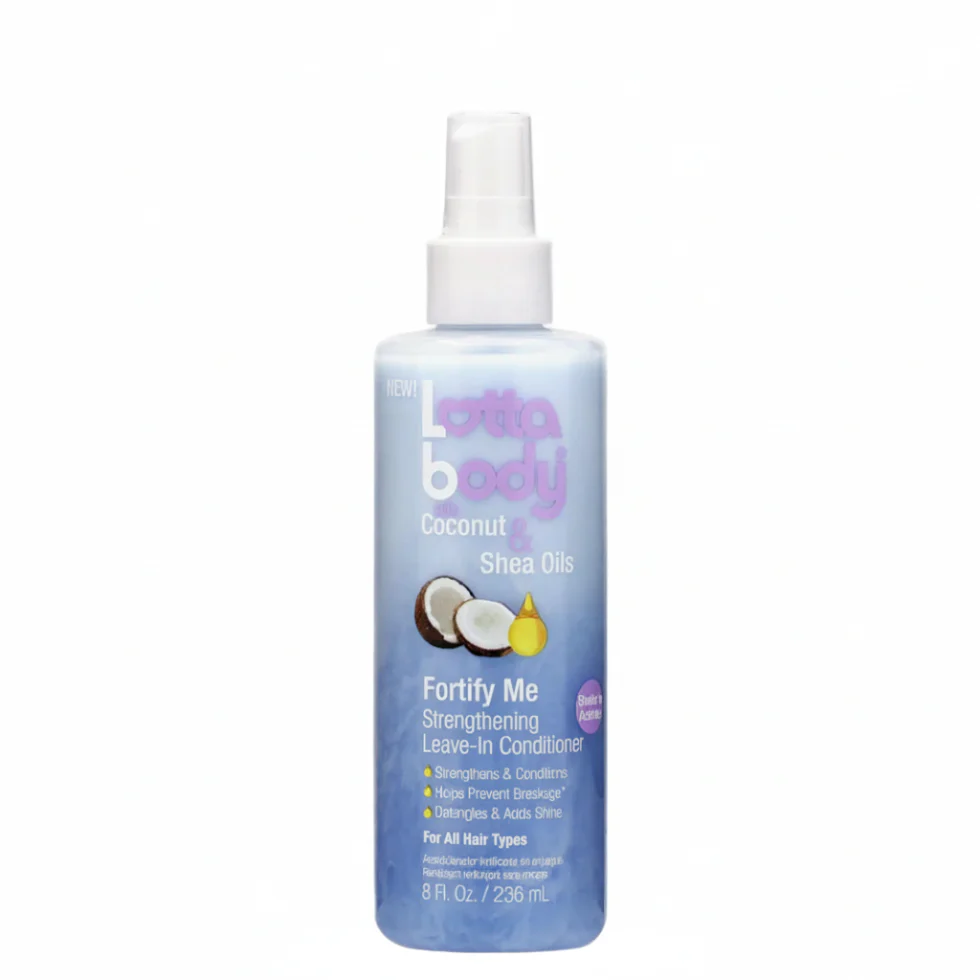 Lotta Body Leave-In Conditioner 8oz | Coconut Shea Strengthen Hydrate Hair Care